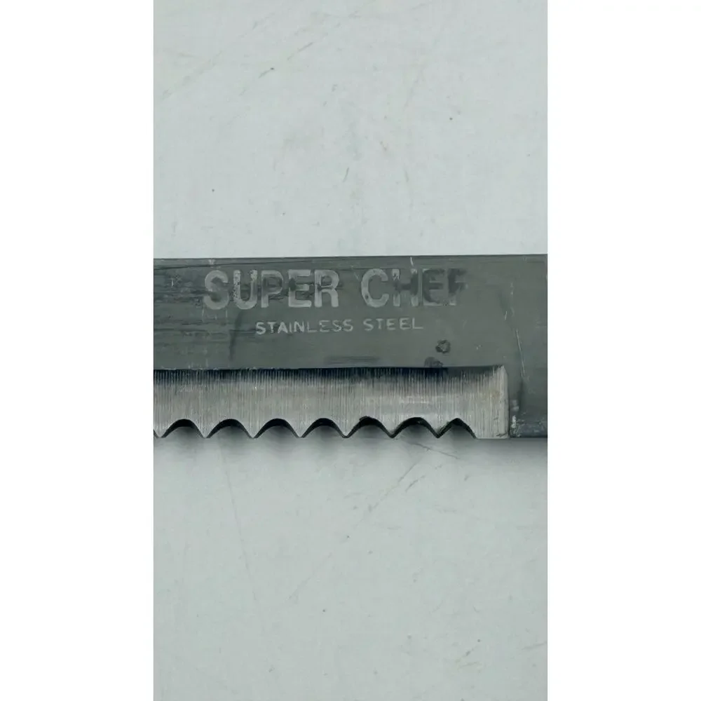Super-Chef Everbrite S.STEEL knife 15.5'' Japan Wood Handle